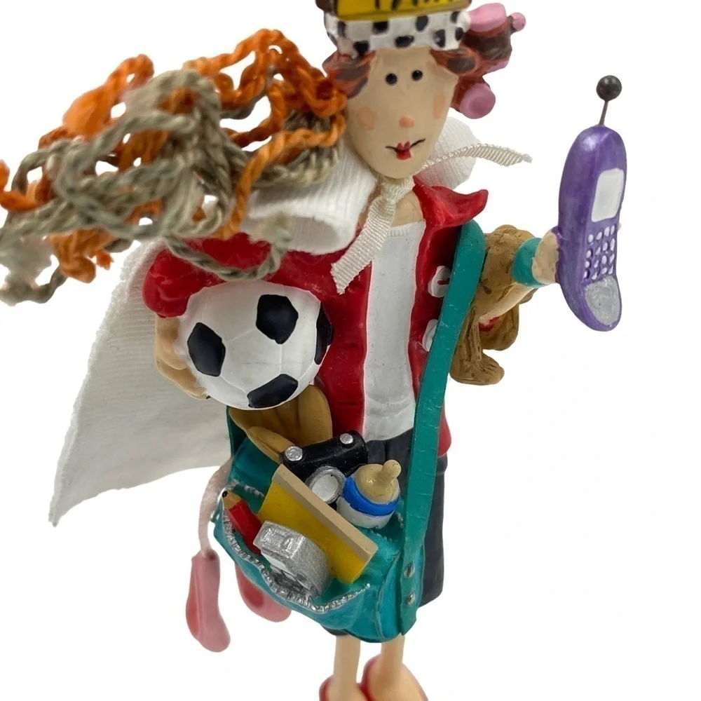 HALLMARK Queen of Muli-tasking Christmas Ornament 2004 Super Hero Mom